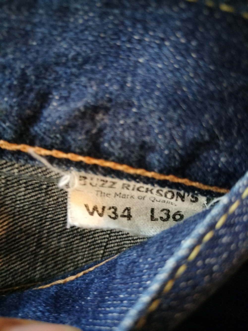 Buzz Ricksons WW2 Jeans - Picture 3 of 7